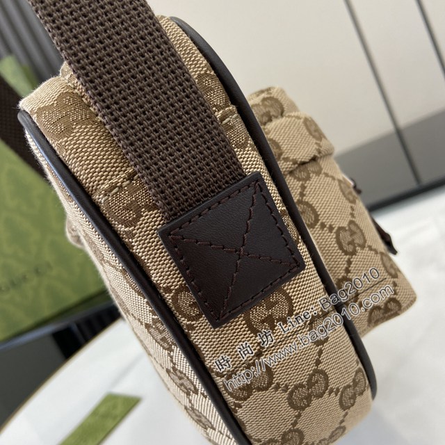 Gucci專櫃古馳最新款2025早春男士包袋系列腰包挎包 jh2798型號：802096